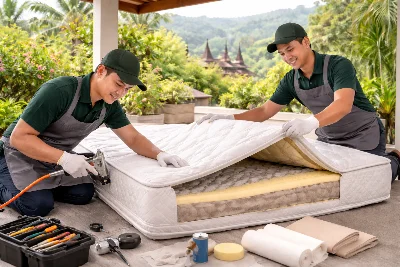 ongkos service springbed